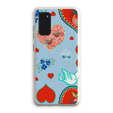 Nordic Folk Hearts Eco Phone Case - Loam & Lore